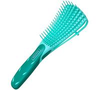 SAVION Spazzola districante per capelli ricci da donna, spazzola districante per capelli con 8 flessibili liberi capelli districanti pettine braccia per capelli neri naturali Afro 3/4Abc, capelli bagnati/secchi, senza dolore e facile da pulire