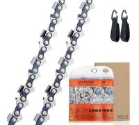 SAVIOR 2 catene per motosega, .325", 1,6 mm, 62 TG, per guida da 37 cm, catene a scalpello pieno, compatibili con Stihl 3639 000 0062
