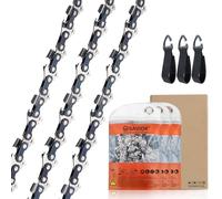 SAVIOR 3 catene per motosega da 6 pollici, compatibili con Makita DUC150Z, catena per motosega compatibile con Bosch EasyChain 18 V-15-7 (15 cm, 1,1 mm, 0,325 "LP 32 maglie)