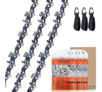 SAVIOR 3 catene per sega da 3/8", 1,6 mm, 60 TG, per guida da 40 cm, catene a scalpello pieno, compatibili con Stihl 3621 000 0060
