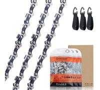 Savior Confezione da 3 catene per sega a palo da 20,3 cm per Parkside 20Li D4, calibro 0,50", 33 maglie, 3/8" LP, catena a basso contraccolpo compatibile con Ryobi, Oregon e altri