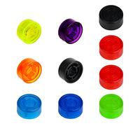 SAVITA 10 Pezzi Tappi Effetti Chitarra, Multicolore Interruttore a Pedale per Pulsanti per Effetti a Pedale Copripomello Cappuccio di Protezione per Chitarra Copri Switch per Pedaliere(8 Colori)