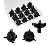 SAVITA 12 Pezzi Viti per Casco da Moto, Viti per Visiera Casco da Moto Viti per Visiera per Casco Accessori per Casco da Motocicletta (Nero)