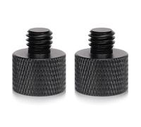 SAVITA 2 Pezzi Adattatore Piede Microfono, 3/8 Maschio a 5/8 Femmina Adattatore Filetto Treppiede per Fotocamera Monitor Supporto Microfono