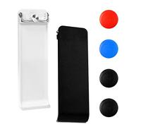 SAVITA 2 Pezzi Supporto per Nintendo Switch, Cavalletto Posteriore per Switch con 4 Impugnatura per Pollice Cappucci Supporto Posteriore di Ricambio Compatibile con Switch Console (Nero, Bianco)