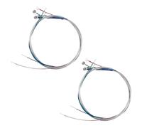 SAVITA 2 Set di Corde Violino, Corde Universali Violino in Acciaio (G-D-A-E) con Estremità a Sfera Nichelat per Strumenti 4/4 3/4 1/2 1/4