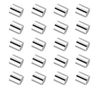 SAVITA 2000 Pezzi Perline a Crimpare a Tubo in Argento Perline Distanziatrici per Gioielli Collane Bracciali Orecchini Fai Da Te (2mm)