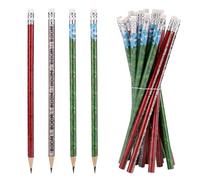 SAVITA 20pz Matite Pixel, Matite in Legno a Tema Videogiochi Verdi e Rosse Gomme Articoli per Feste Boom Premi Scolastici in omboniere Compleanno e Cancelleria Ufficio Studenti (Stile 1)