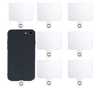 Savita 24 Pezzi Toppa per Cordino Cellulare, Tracolla PVC Patch per Telefono Multifunzione Toppa per Cordino Telefono Universale per la Maggior Parte degli Smartphone Telefoni Cellulari (Trasparente)