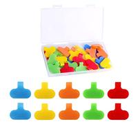 SAVITA 30 pezzi etichetta cavo di rete, scrivibili riutilizzabili in nylon etichetta cavo marcatori di filo per cavi gestione e identificazione (5 colori)