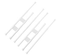 Savita 4 aste per Frigorifero, 40 - 70 cm, Regolabili, per Camper, Frigorifero, Accessori per Il Fissaggio di Alimenti, Bevande (2 aste Doppie, 2 aste Singole)