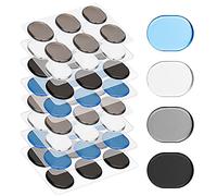 SAVITA 48 Pz Silenziatori Smorzatori per Tamburi, Silicone Morbido Adesivo Gel Silenziatori per Batteria per Controllo del Suono della Batteria (4 Colori)