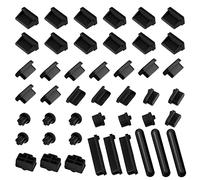 SAVITA 48pcs Cover USB C Silicone Cappuccio Antipolvere USB Tipo C Protezione Porta di Ricarica per Telefoni Computer Interfaccia di Ricarica SD HDML mimiHDML RJ45 VGA miniDP SUB Audio