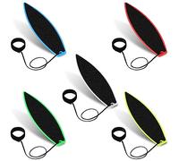 SAVITA 5 Pezzi Tavole da Surf per Dita, Mini Tavole da Surf Creativo Tavola da Surf per Dita Tavola da Surf con Punta delle Dita per Bambini Adolescenti Adulti al Chiuso All'aperto Pratica