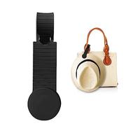 SAVITA Clip per Cappello, Porta Cappello Magnetico Portatile Clip per Cappuccio in Silicone per Borse da Viaggio Cestini Borse Borse da Viaggio all'aperto Accessori per Cappelli Mani Libere (Nero)