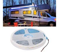 SAVITA Kit Luce LED per Camper, 12V 5m Bianco Luce per Tenda da Campeggio RV Underglow LED Light Kit Luci per Tendalino Camper per Camper Roulotte da Viaggio Camion di Cibo