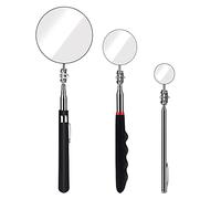 SAVITA Kit Specchio di Ispezione Telescopico Set Specchi di Ispezione Specchietto Telescopico per Ispezione Estensibile e Retrattile 3/5 / 8,5 cm di Diametro Specchio 18,5-59,5/23,5-55/27,5-75,5 cm