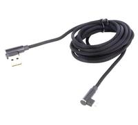 SAVKABELCL-162 Cavo USB 2.0 2m Nero 480Mbps Tessuto 2.4A SAVIO