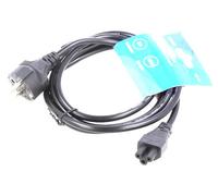 SAVKABELCL-81 Cavo CEE 7/7 (E/F) Connettore,IEC C5 Femmina PVC 1,8m Nero SAVIO