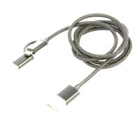 SAVKABLECL-128 Cavo USB 2.0 1m Nero 480Mbps 2.1A SAVIO