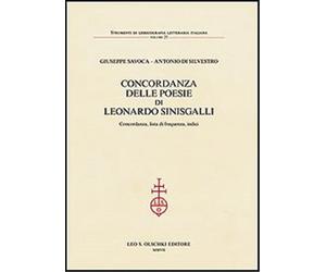 Savoca,Giuseppe. - Concordanza delle poesie di Leonardo Sinisgalli. Concordanza,
