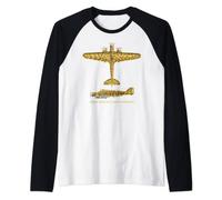 Savoia-Marchetti SM.79 Sparviero WW2 Italiano Maglia con Maniche Raglan
