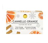 Savon du Midi Sapone con burro di karité, cannella, arancio, 100 g (1)