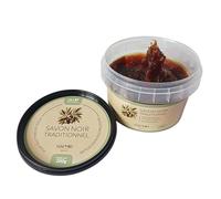 Savon Noir Traditionnel, Extraits d'Huile d'Olive, 100% Naturel, Tous Types de Peaux, 200 g