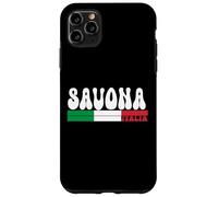 SAVONA City Italia Vintage Bandiera Italia per gli amanti dei viaggi Custodia per iPhone 11 Pro Max