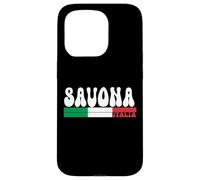 SAVONA City Italia Vintage Bandiera Italia per gli amanti dei viaggi Custodia per iPhone 15 Pro