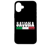 SAVONA City Italia Vintage Bandiera Italia per gli amanti dei viaggi Custodia per iPhone 16 Plus