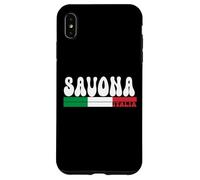 SAVONA City Italia Vintage Bandiera Italia per gli amanti dei viaggi Custodia per iPhone XS Max