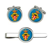 Savona (Italia) Gemelli E Fermacravatta Set