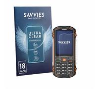 savvies 18 Pezzi Pellicola Protettiva per Hammer H Power Plus LTE Protezione Schermo Trasparente