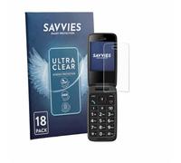 savvies 18 Pezzi Pellicola Protettiva per Panasonic KX-TU410 Protezione Schermo Trasparente