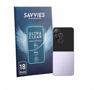 savvies 18 Pezzi Pellicola Protettiva per Xiaomi MIX Flip (SOLO Camera) Protezione Schermo Trasparente