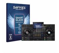 savvies 2 Pezzi Pellicola Protettiva Vetro per AlphaTheta XDJ-AZ 9H Protezione Schermo, Lamina di Vetro, Trasparente, senza Bolle, Anti-Impronta, Anti Graffio