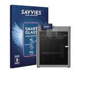 savvies 3 Pezzi Pellicola Protettiva Vetro per Bambu Lab P2S 3D Printer Protezione Schermo, Lamina di Vetro, senza Bolle, Anti-Impronta, Anti Graffio