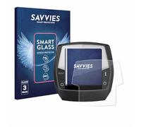 savvies 3 Pezzi Pellicola Protettiva Vetro per Bosch Intuvia Performance Line 9H Protezione Schermo, Lamina di Vetro, Trasparente, senza Bolle, Anti-Impronta, Anti Graffio