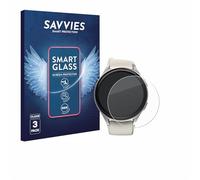 savvies 3 Pezzi Pellicola Protettiva Vetro per Hama 8900 (42 mm) 9H Protezione Schermo, Lamina di Vetro, Trasparente, senza Bolle, Anti-Impronta, Anti Graffio