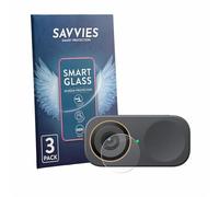 savvies 3 Pezzi Pellicola Protettiva Vetro per Insta360 Link 2C Pro (Lente) Protezione Schermo, senza Bolle, Anti-Impronta, Anti Graffio