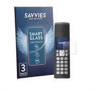 savvies 3 Pezzi Pellicola Protettiva Vetro per Panasonic KX-TGK220 Protezione Schermo, Lamina di Vetro, senza Bolle, Anti-Impronta, Anti Graffio