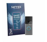 savvies 3 Pezzi Pellicola Vetro per Ring Wired Video Doorbell