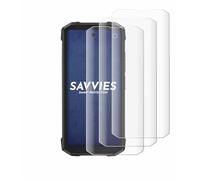 savvies 4 Pezzi Full-Screen Pellicola Protettiva per Cubot King Kong Mini 4 Full Cover Pellicola Copertura [Completa Trasparente, 3D Curved]