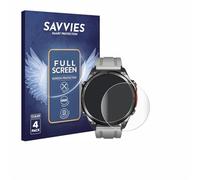 savvies 4 Pezzi Full-Screen Pellicola Protettiva per Doogee Anywise W1 Pro Full Cover Pellicola[Completa Trasparente, 3D Curved, Proteggi Schermo]