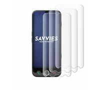 savvies 4 Pezzi Full-Screen Pellicola Protettiva per Doro Aurora A30 Full Cover Pellicola Copertura [Trasparente, 3D Curved, Proteggi Schermo]