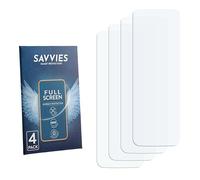 savvies 4 Pezzi Full-Screen Pellicola Protettiva per EcoFlow Rapid Pro X Full Cover Pellicola[Completa Trasparente, 3D Curved, Proteggi Schermo]