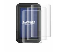 savvies 4 Pezzi Full-Screen Pellicola Protettiva per Garmin eTrex Touch 2025 Full Cover Pellicola Copertura [Completa Trasparente, 3D Curved]