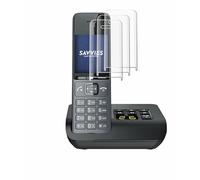 savvies 4 Pezzi Full-Screen Pellicola Protettiva per Gigaset COMFORT 520A Full Cover Pellicola[Completa Trasparente, 3D Curved, Proteggi Schermo]