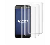 savvies 4 Pezzi Full-Screen Pellicola Protettiva per HTC Wildfire E5 Life Full Cover Pellicola Copertura [Completa Trasparente, 3D Curved]